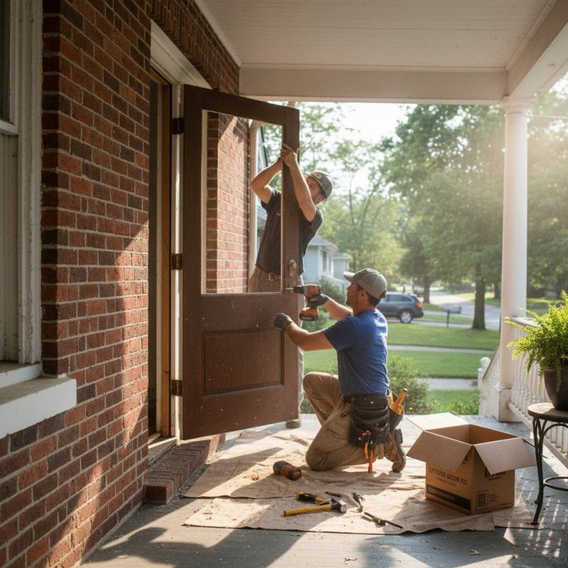 Farmhouse Door Installation