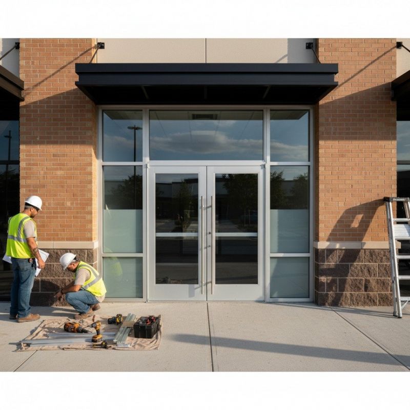 Commercial Door Installation detail